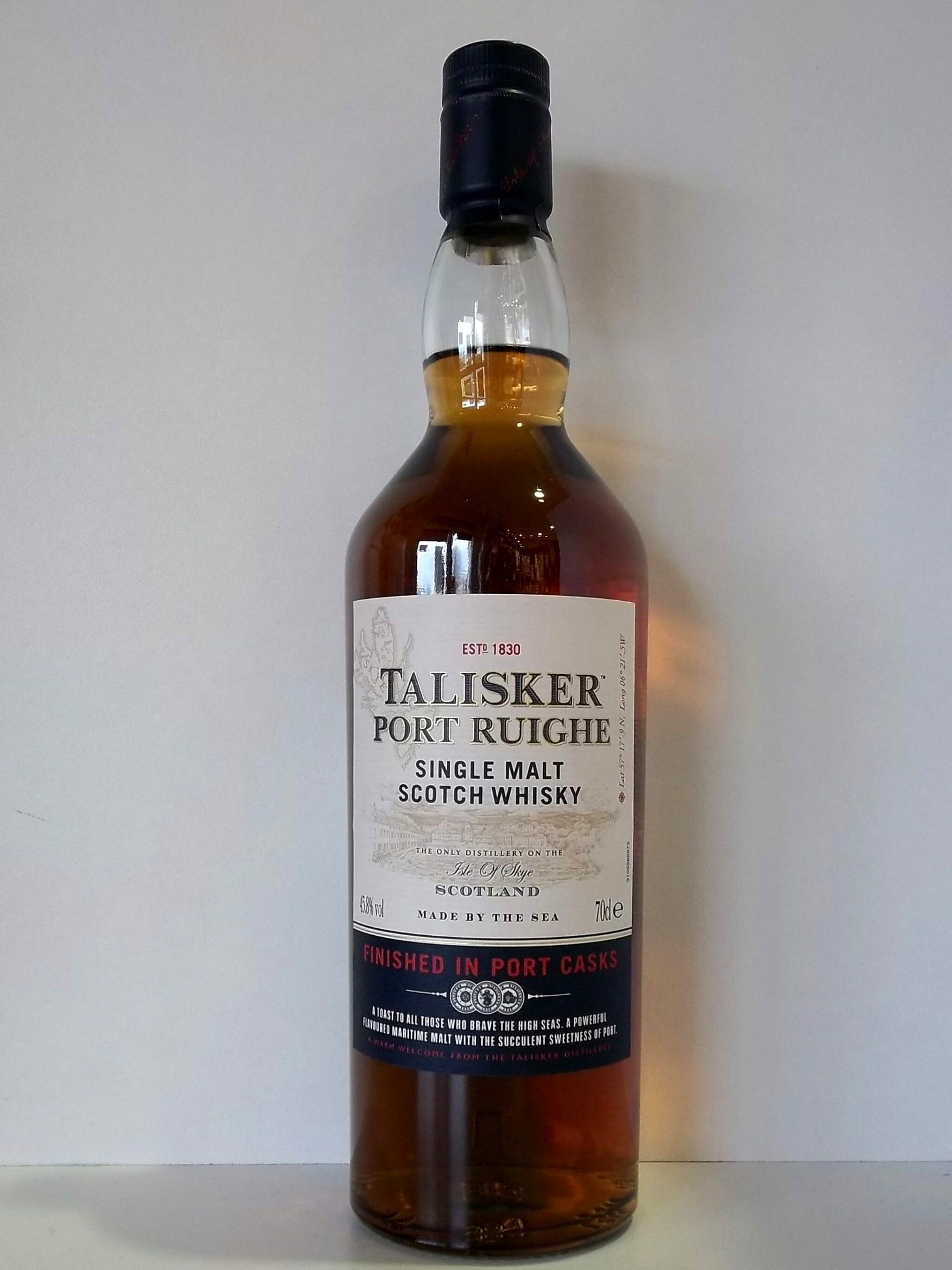 Talisker Port Ruighe Port Cask Whisky écossais Single Malt